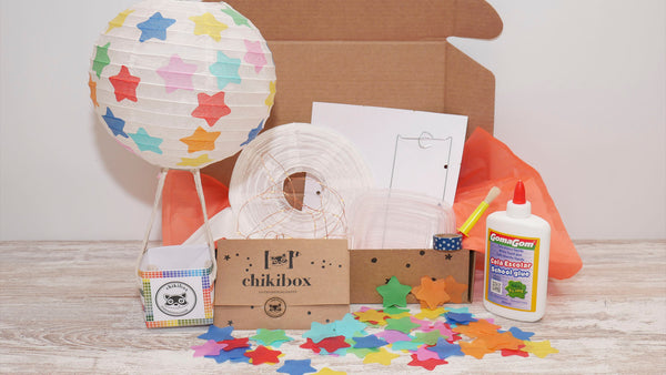 Globo aerostático lámpara